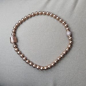 Pandora Beads and Pavé Bracelet